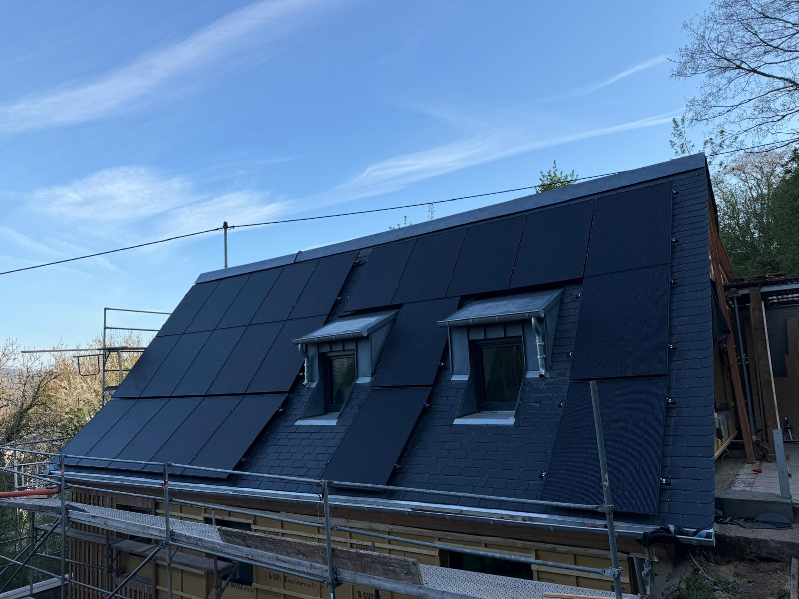 Photovoltaikanlage — Region Trier, Schieferdach